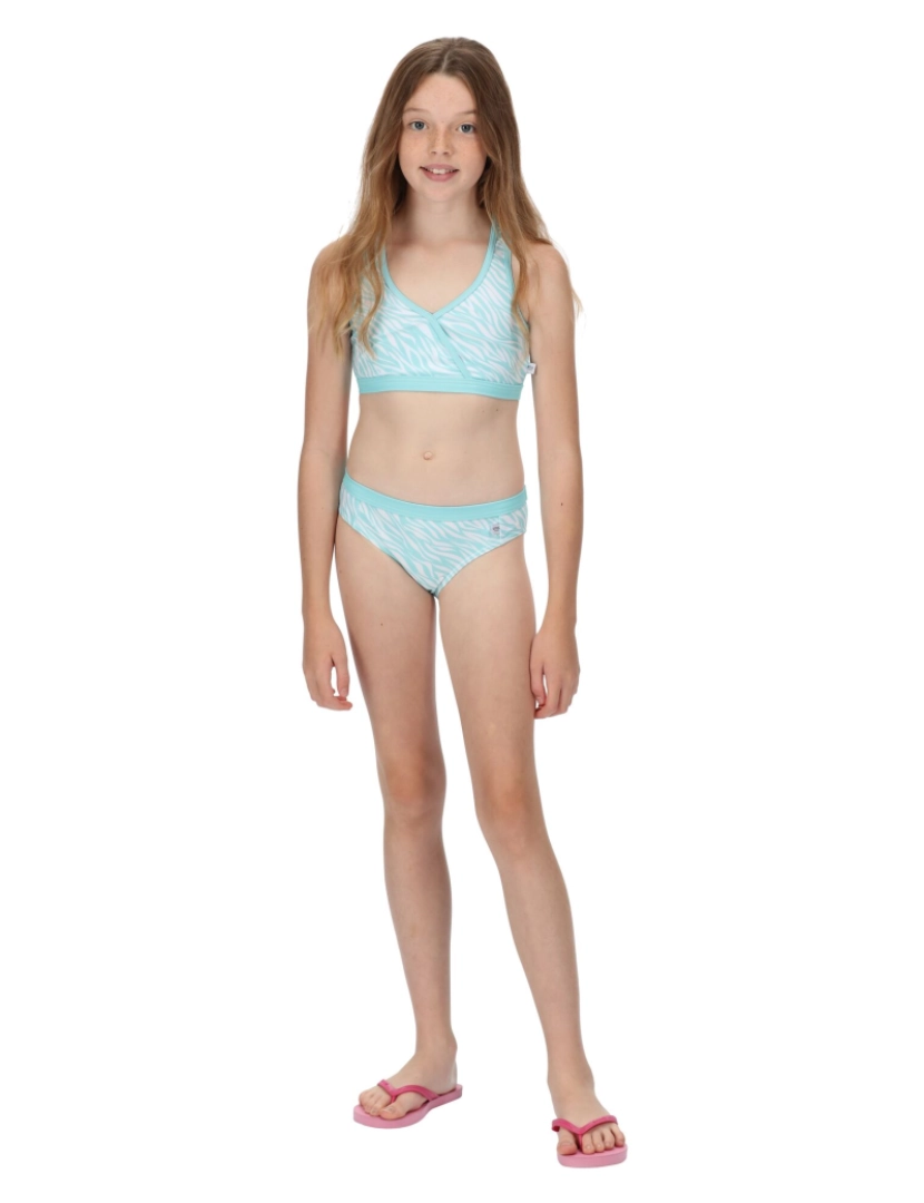 imagem de Regatta Girls Hosanna Zebra imprimir Bikini Bottoms6