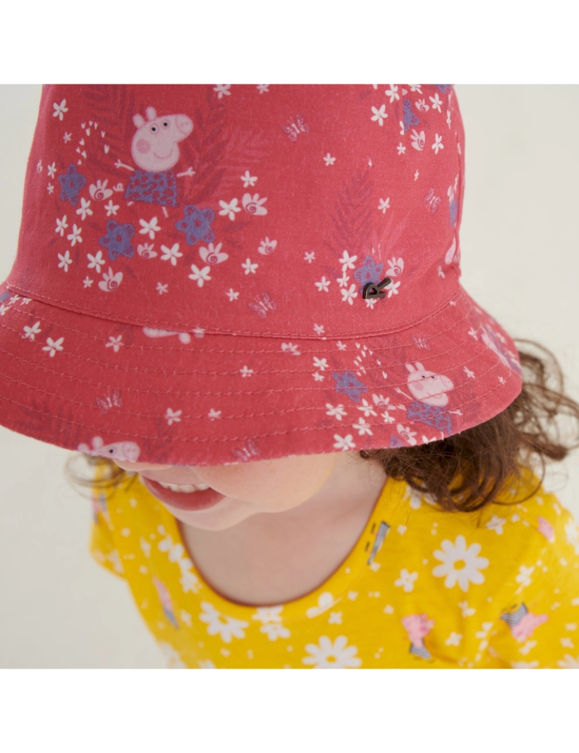 imagem de Regatta Childrens/Kids Flower Peppa Pig Summer Bucket Hat - 1-3 Años2