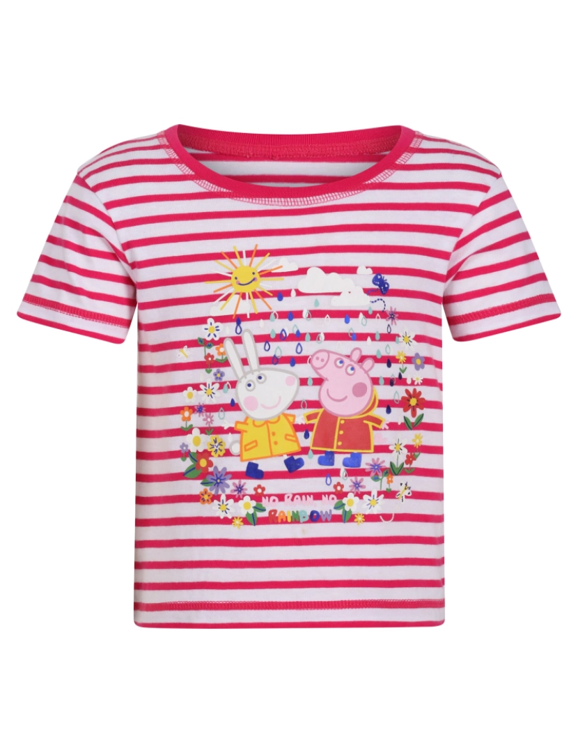 imagem de Regatta Crianças/Kids Peppa Pig Stripe T-shirt1