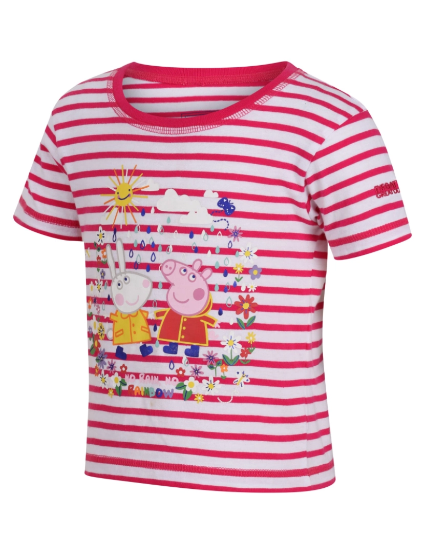 imagem de Regatta Crianças/Kids Peppa Pig Stripe T-shirt3