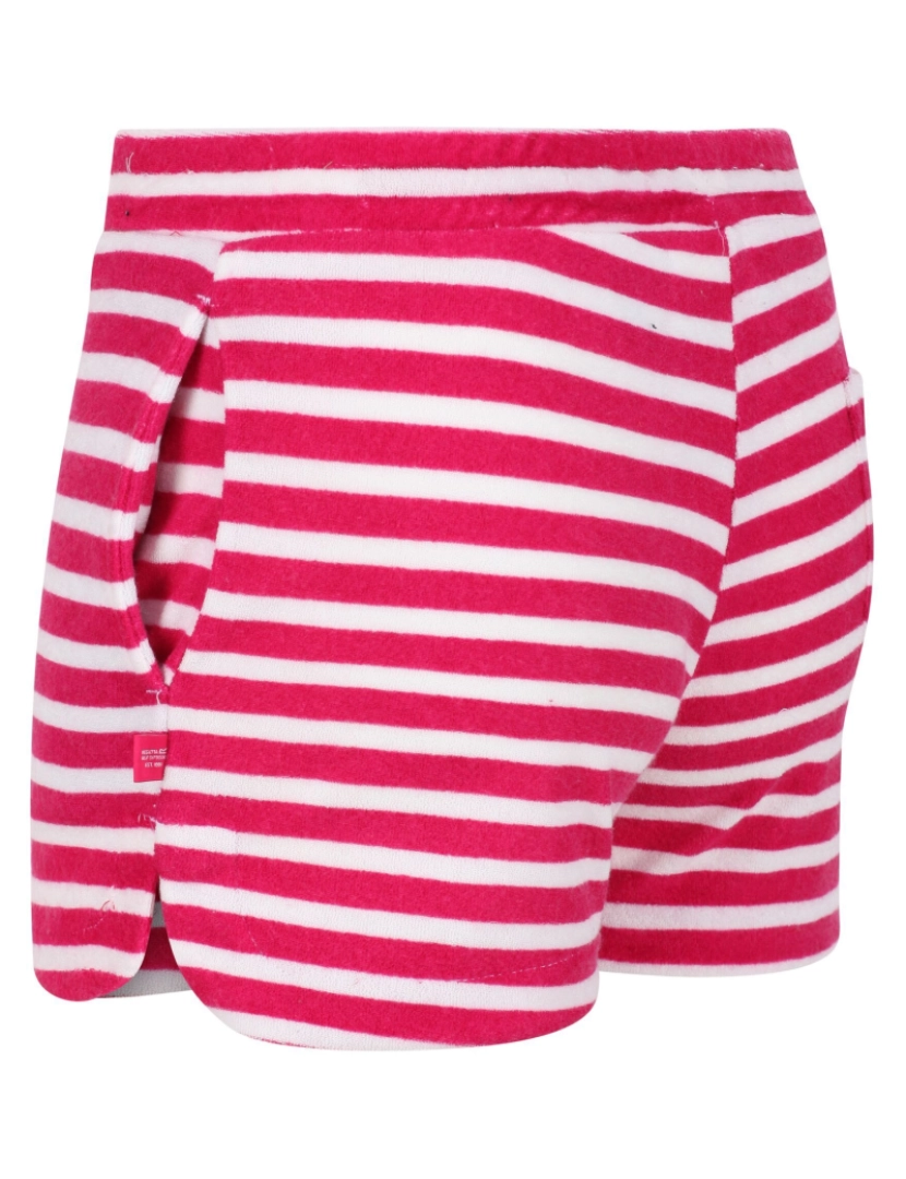 imagem de Regatta Crianças/Kids Dayana Towelling Stripe Casual Shorts3