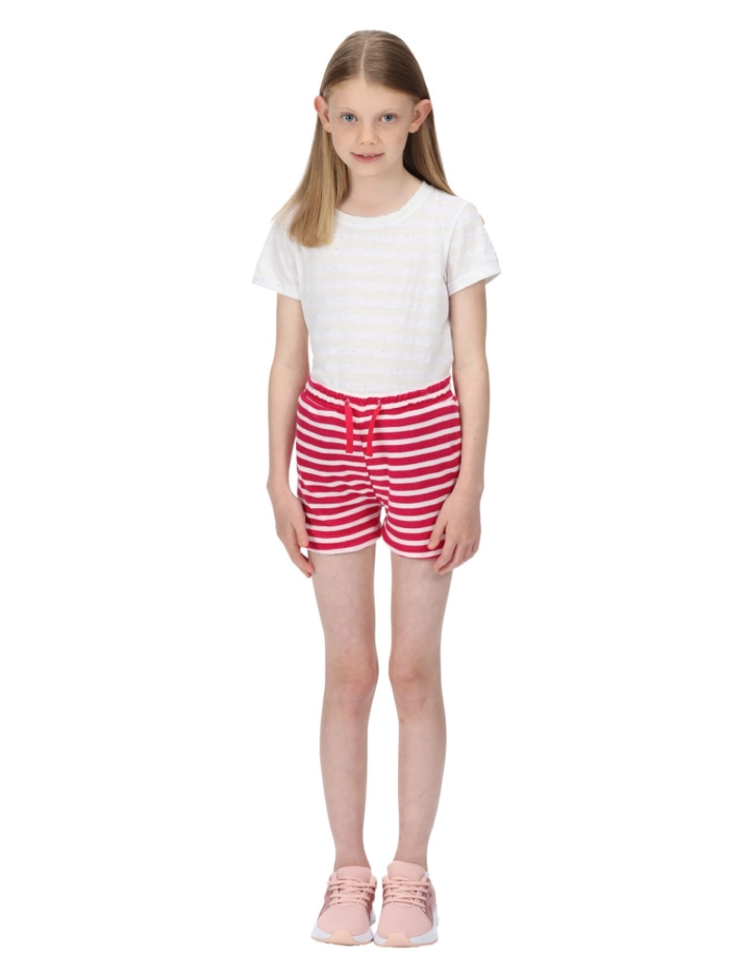 imagem de Regatta Crianças/Kids Dayana Towelling Stripe Casual Shorts6