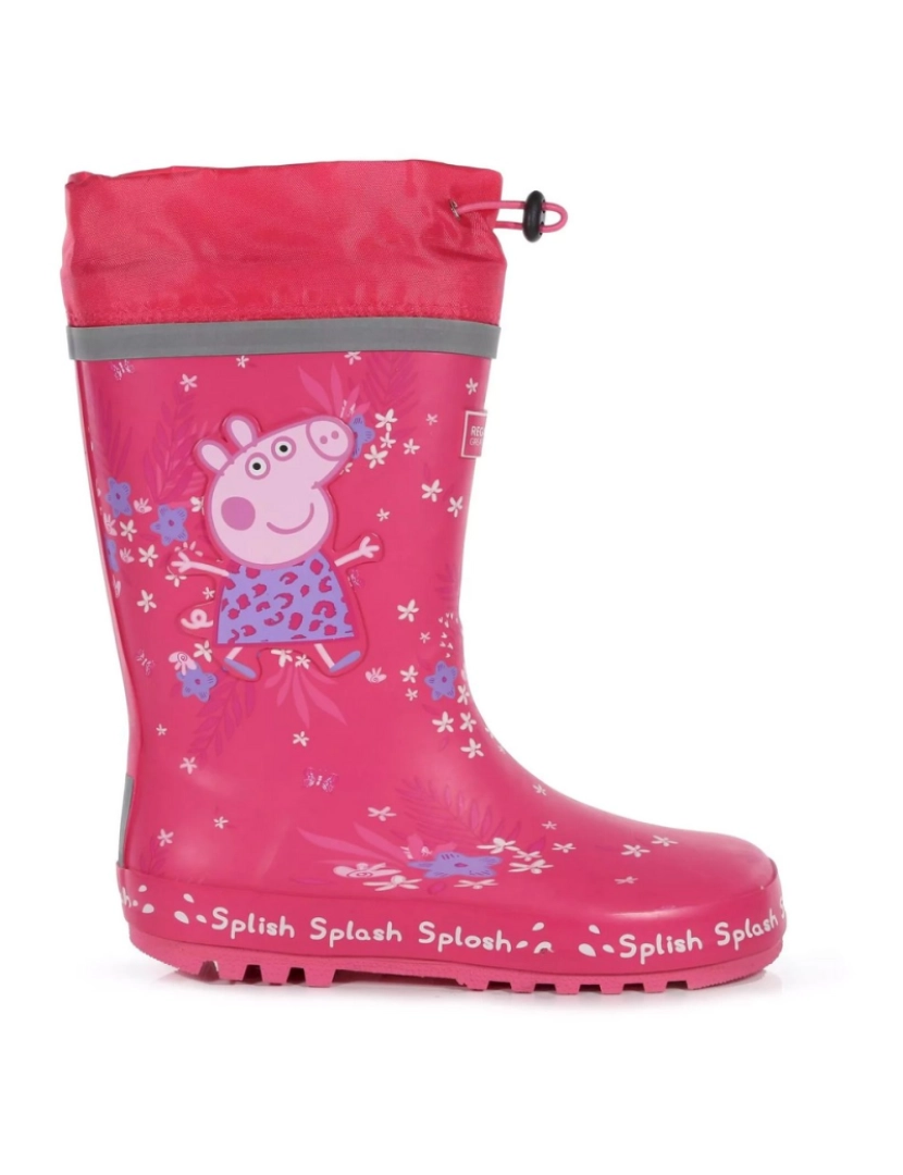 imagem de Regatta Crianças/Kids Splash Peppa Pig Tropical Wellington Botas5