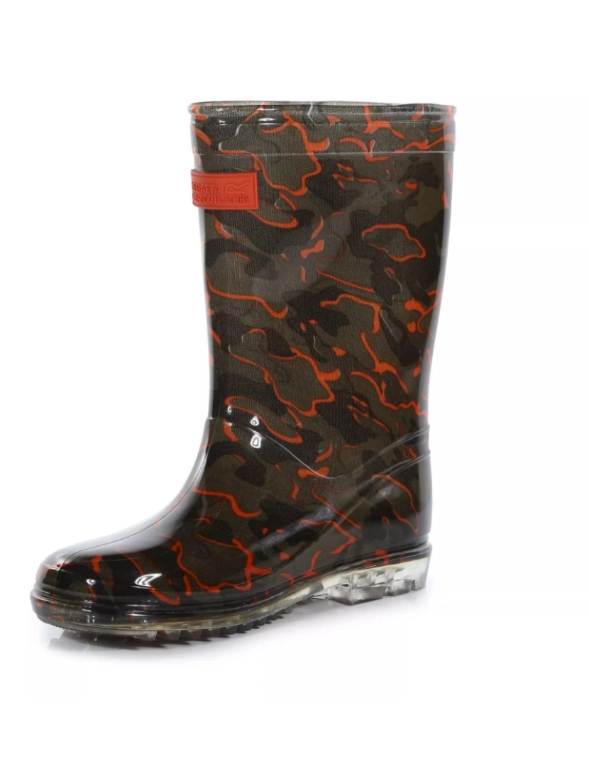 imagem de Regatta Crianças/Kids Wenlock Camo Wellington Botas4