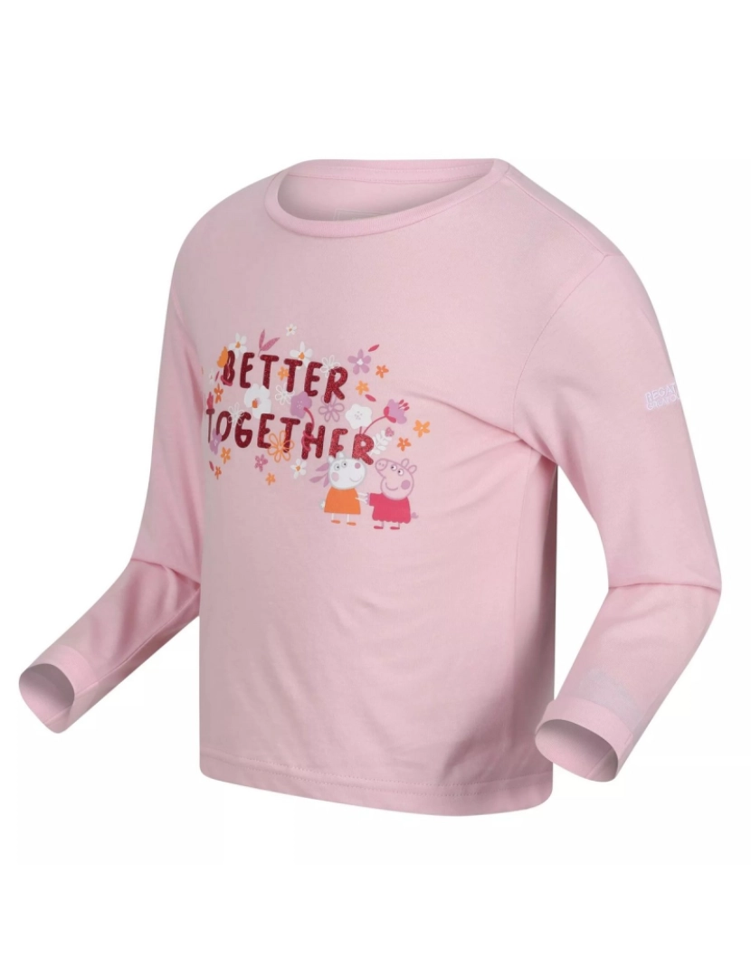 imagem de Regatta Crianças/Kids Melhor Junto Peppa Porco Longo-Sleeved T-Shirt3