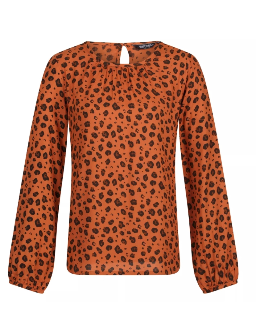 imagem de Regatta Womens/Ladies Hadria Animal Print Blouse1