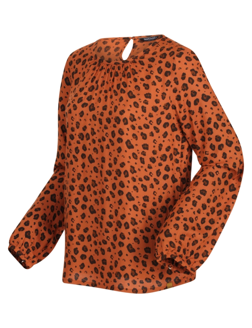 imagem de Regatta Womens/Ladies Hadria Animal Print Blouse3