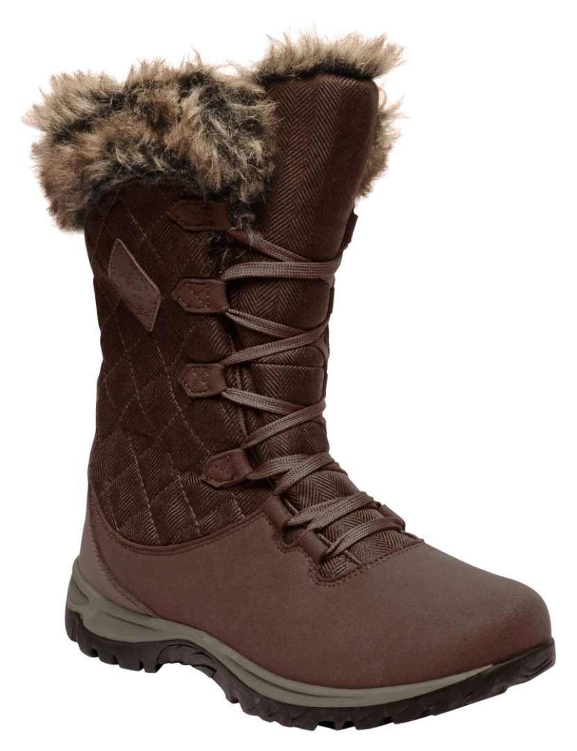 imagem de Regatta Great Outdoors Womens/Ladies Newley Faux Fur Trim Thermo Botas1