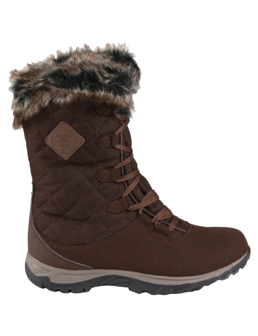 imagem de Regatta Great Outdoors Womens/Ladies Newley Faux Fur Trim Thermo Botas2