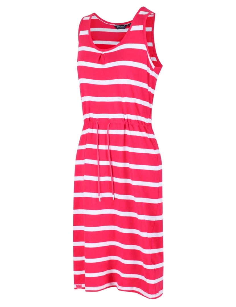 imagem de Regatta Womens/Ladies Felixia vestido sem mangas listrado3