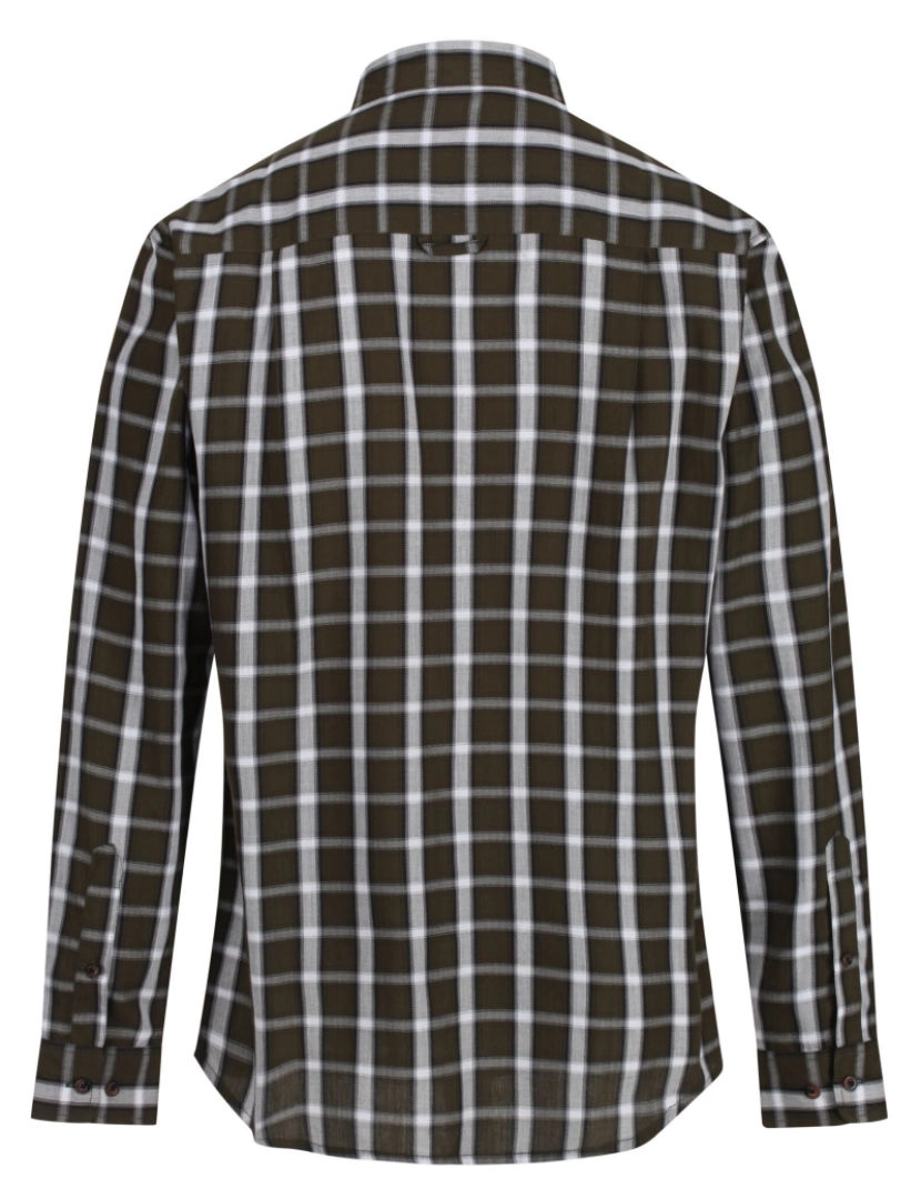 imagem de Regatta Mens clássico Checked Long-Sleeved Casual camisa2