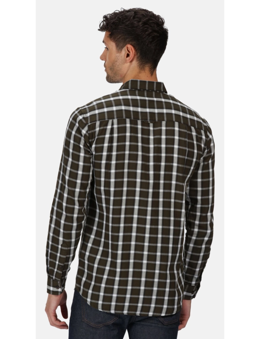 imagem de Regatta Mens clássico Checked Long-Sleeved Casual camisa4