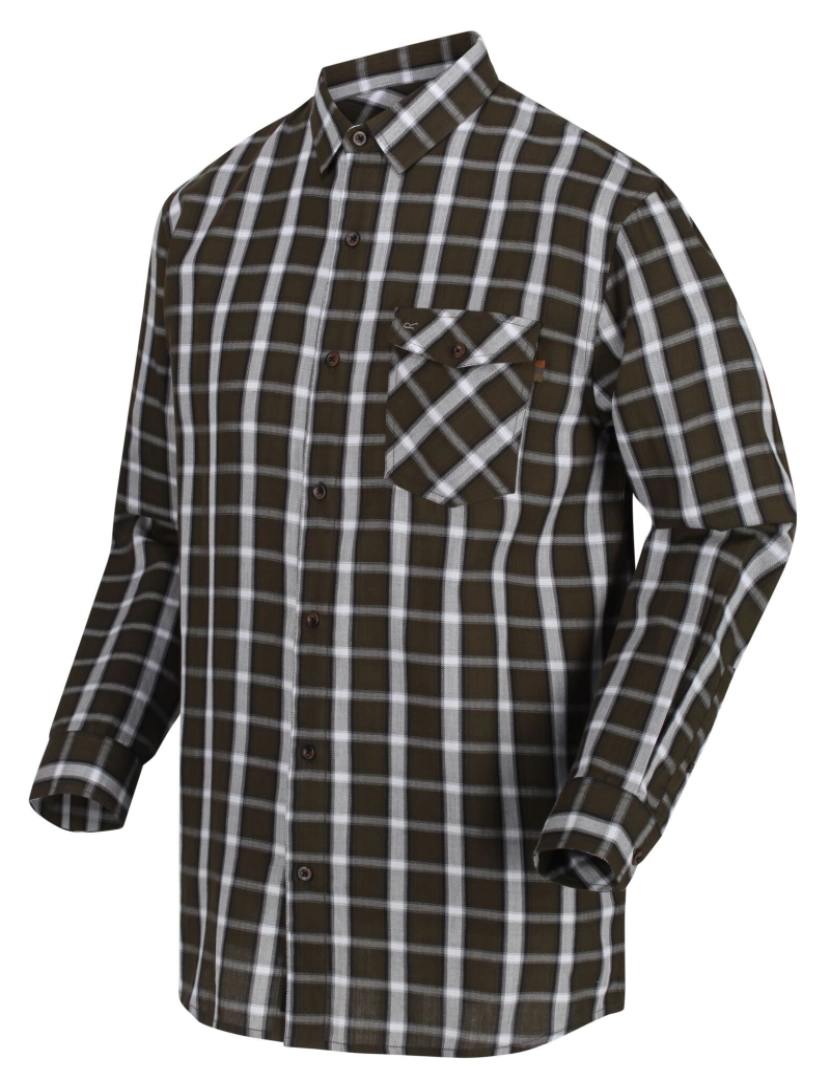 imagem de Regatta Mens clássico Checked Long-Sleeved Casual camisa5