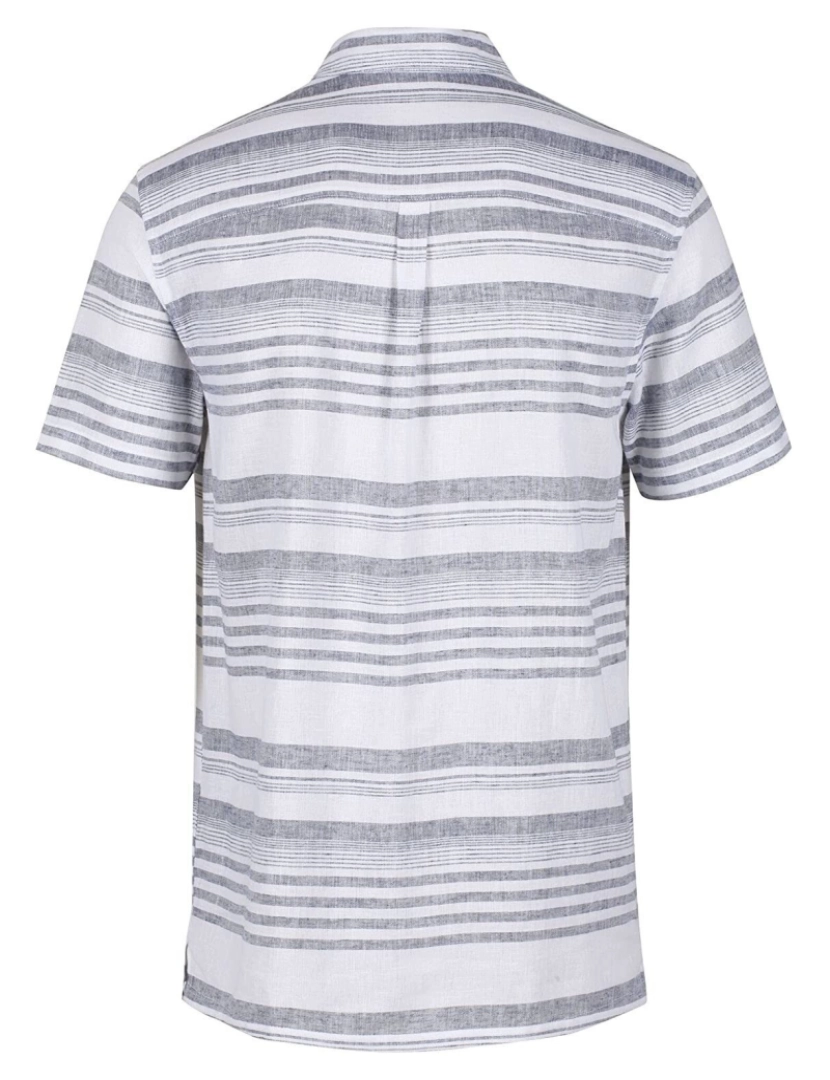 imagem de Regatta Mens Mahlon listrado camisa de manga curta2