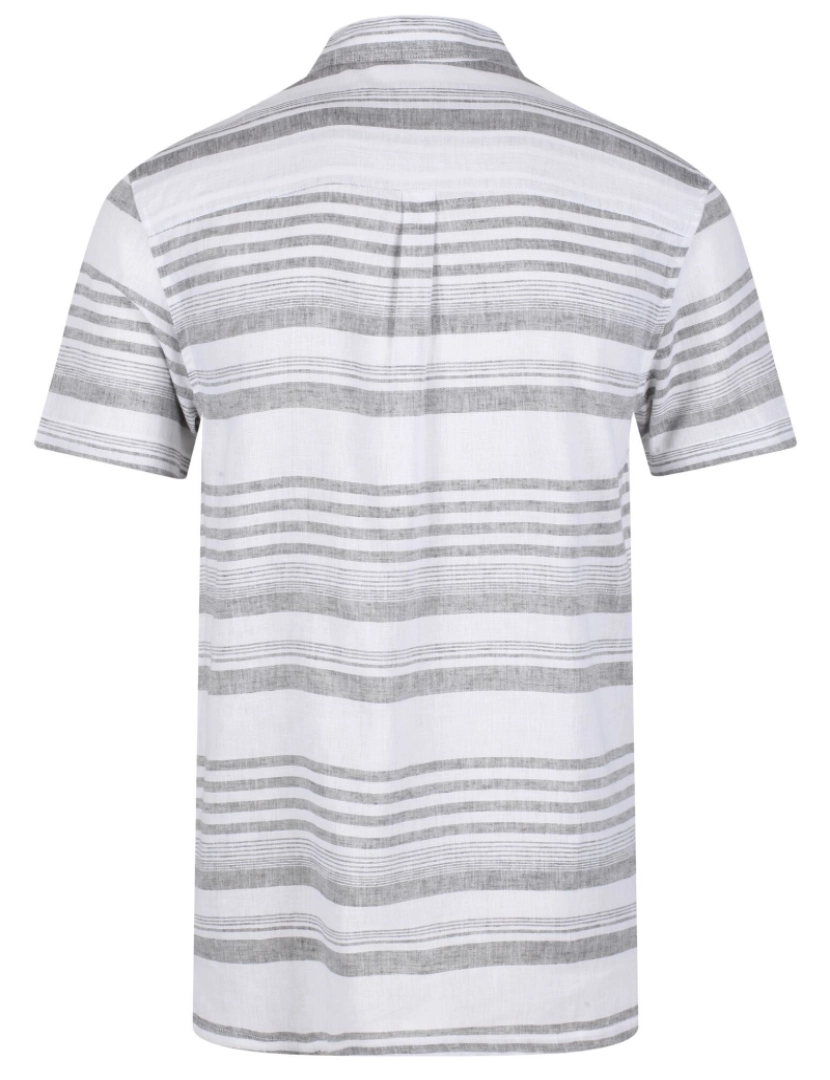 imagem de Regatta Mens Mahlon listrado camisa de manga curta2