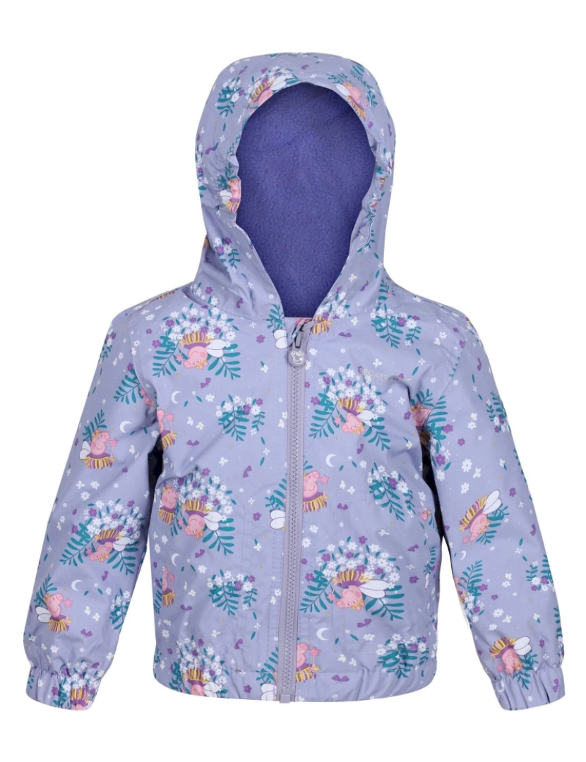 imagem de Regatta Crianças/Kids Muddy Puddle Floral Peppa Porco casaco acolchoado1