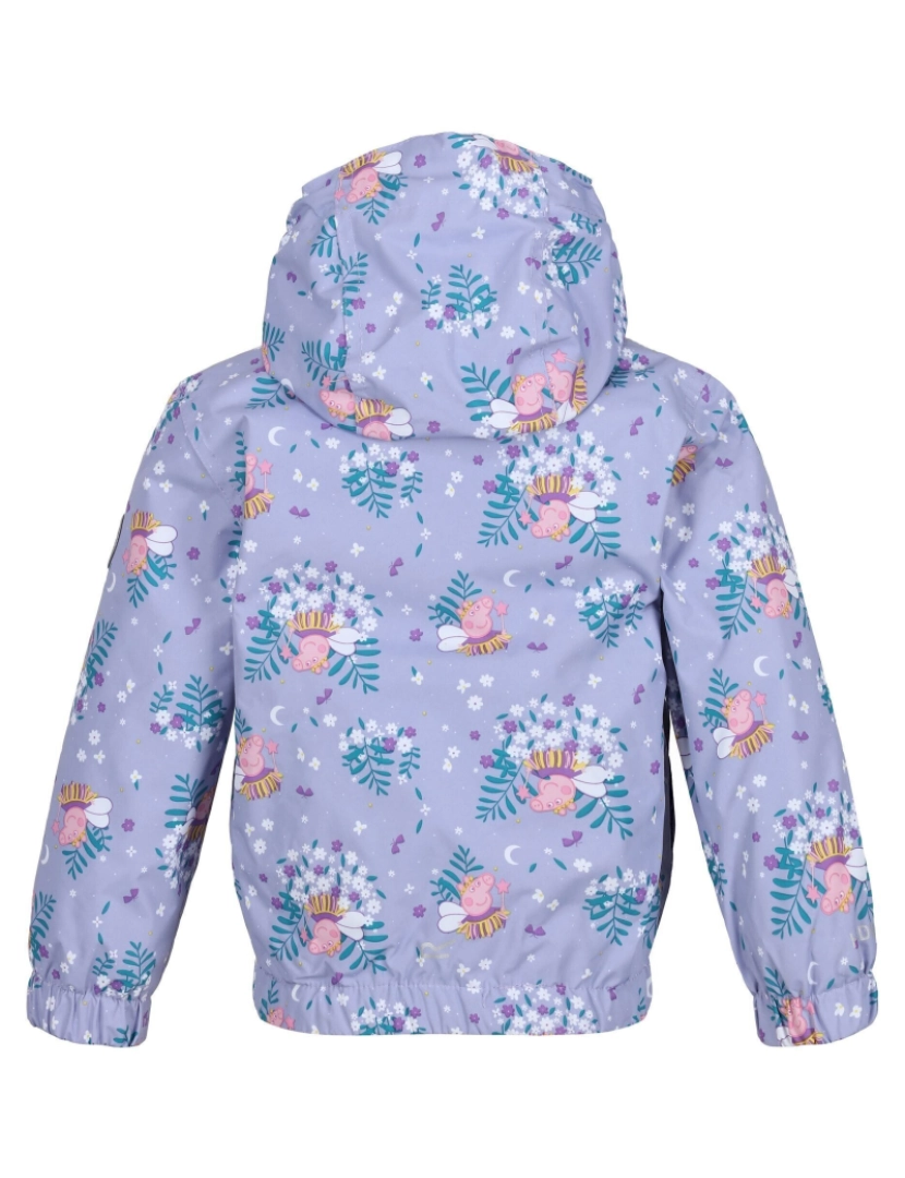 imagem de Regatta Crianças/Kids Muddy Puddle Floral Peppa Porco casaco acolchoado2