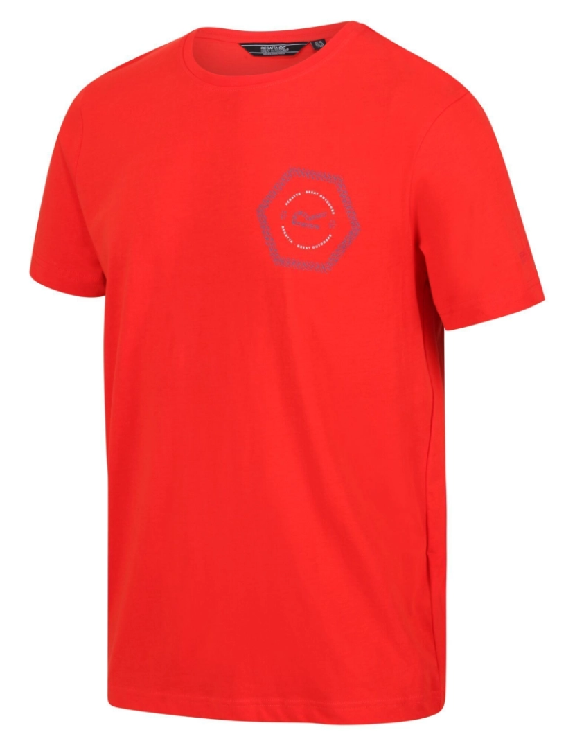 imagem de Regatta Mens Breezed Hexagon T-shirt4