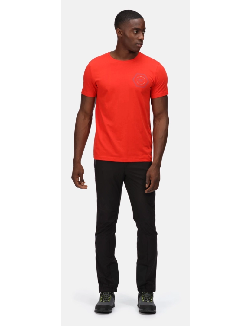 imagem de Regatta Mens Breezed Hexagon T-shirt5