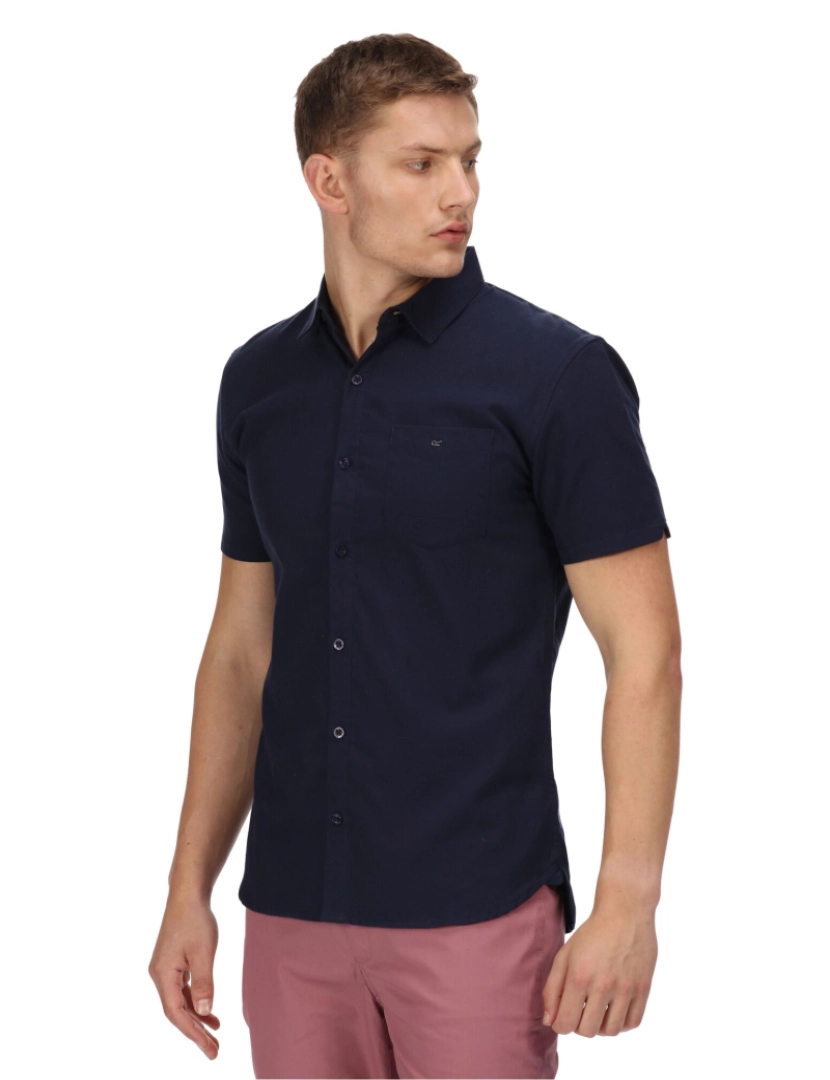 imagem de Regatta Mens Mikel Oxford Camisa de manga curta6