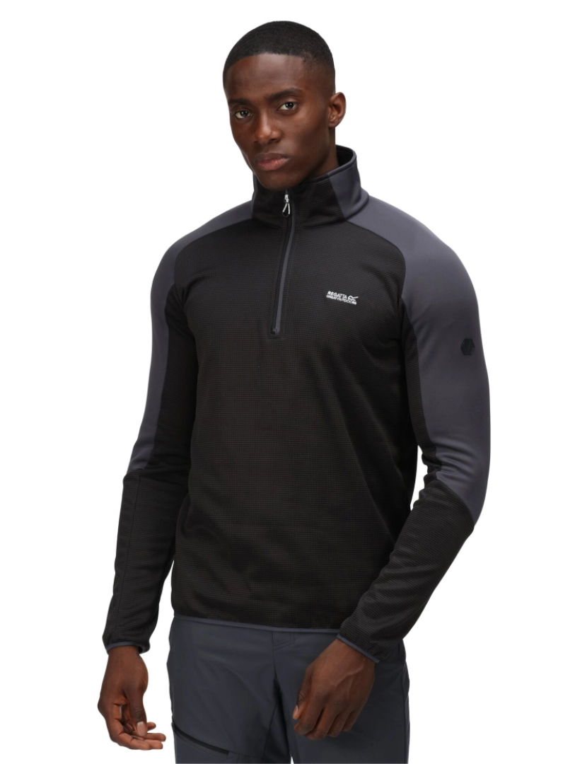 imagem de Regata Mens Highton Meio Zip Foge5