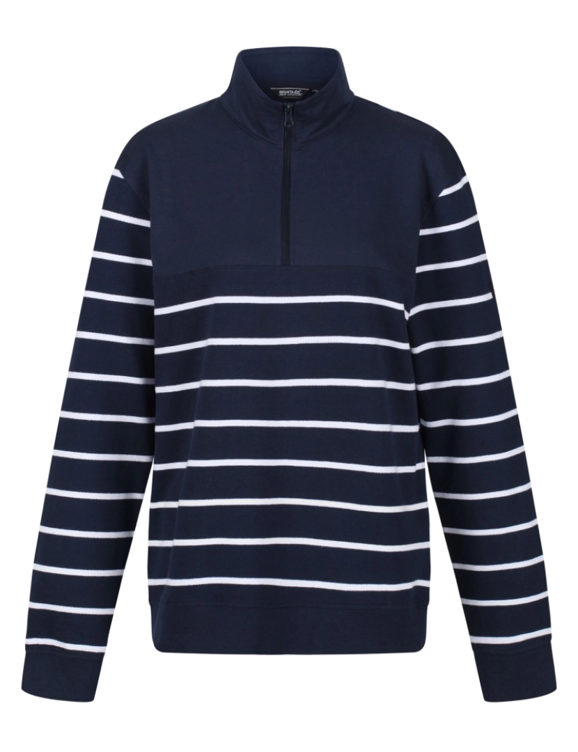 imagem de Regatta homens taron Stripe meia Zip Foge1