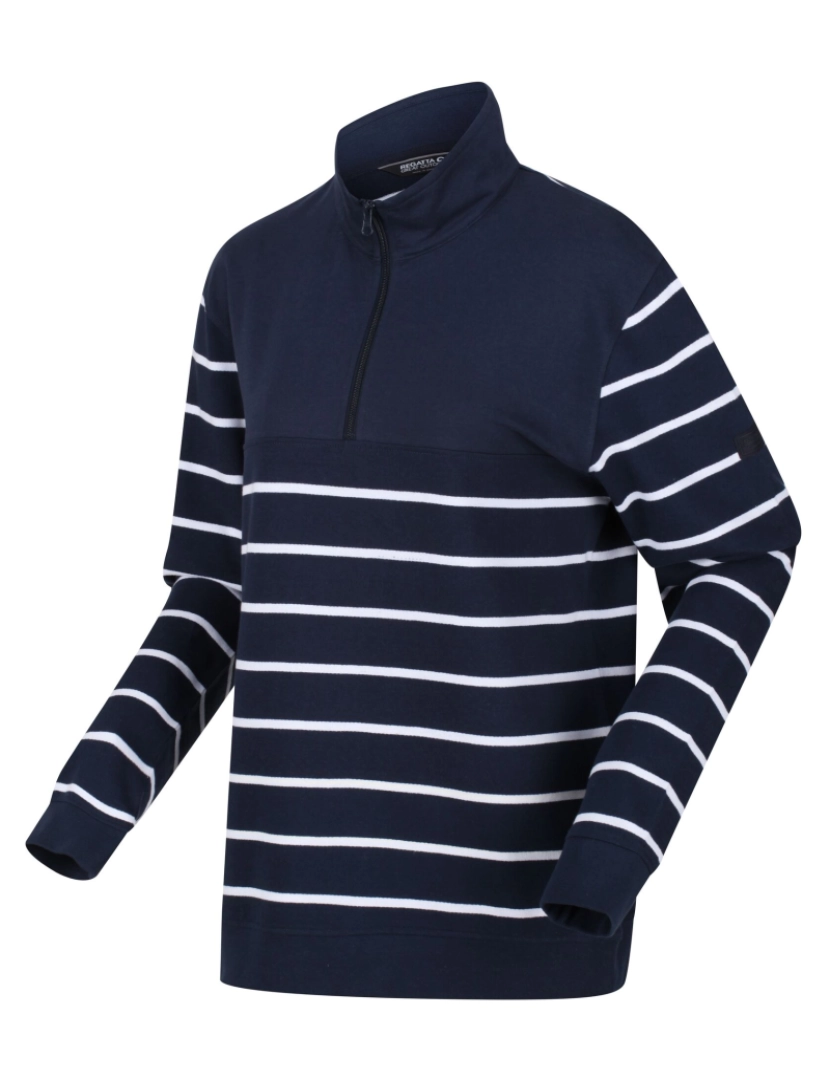 imagem de Regatta homens taron Stripe meia Zip Foge4