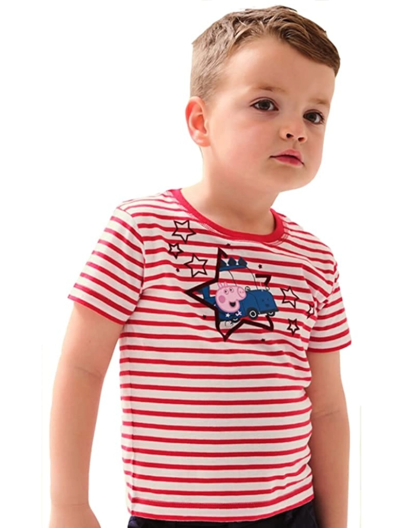 imagem de Regatta Crianças/Kids Peppa Porco Estrelas T-Shirt1