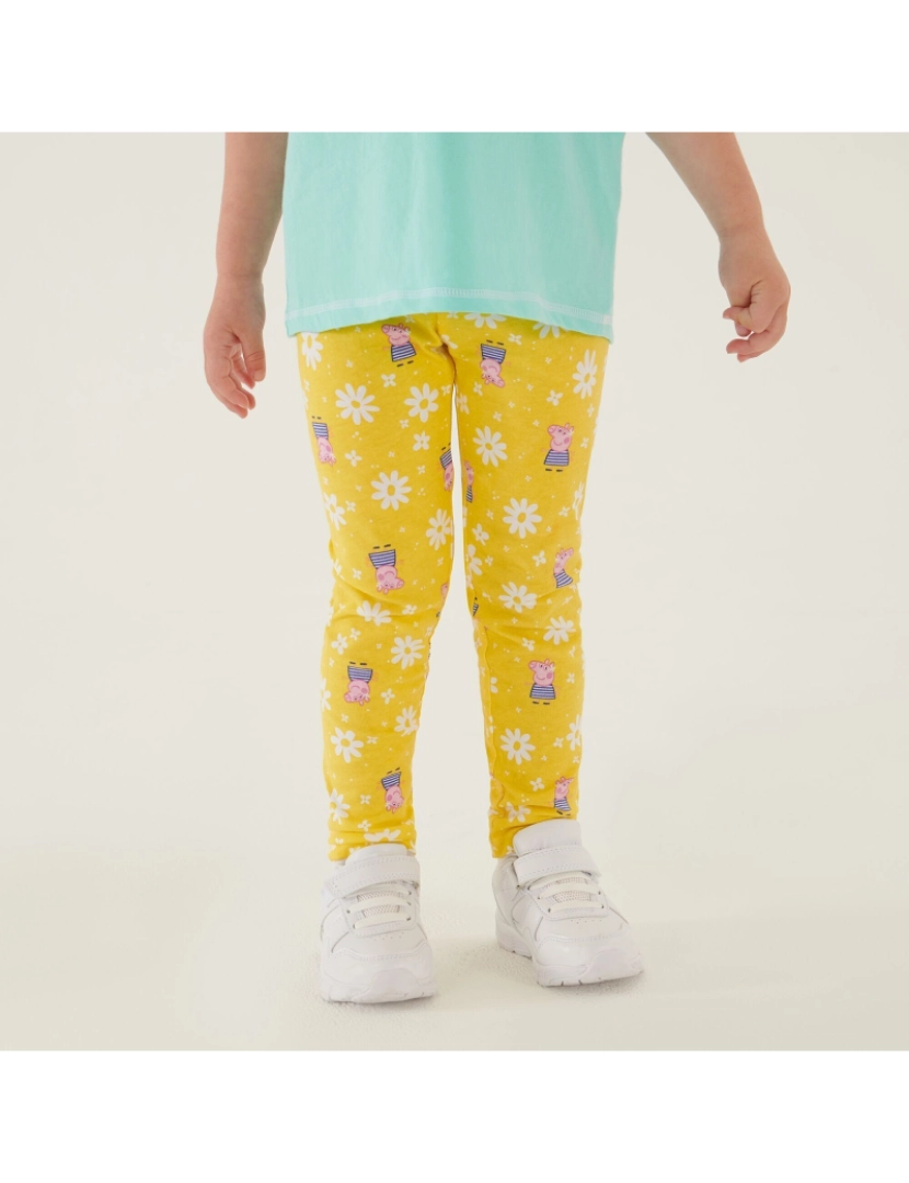 imagem de Regatta Crianças/Kids Daisy Peppa Pig Leggings (Pack Of 2)3