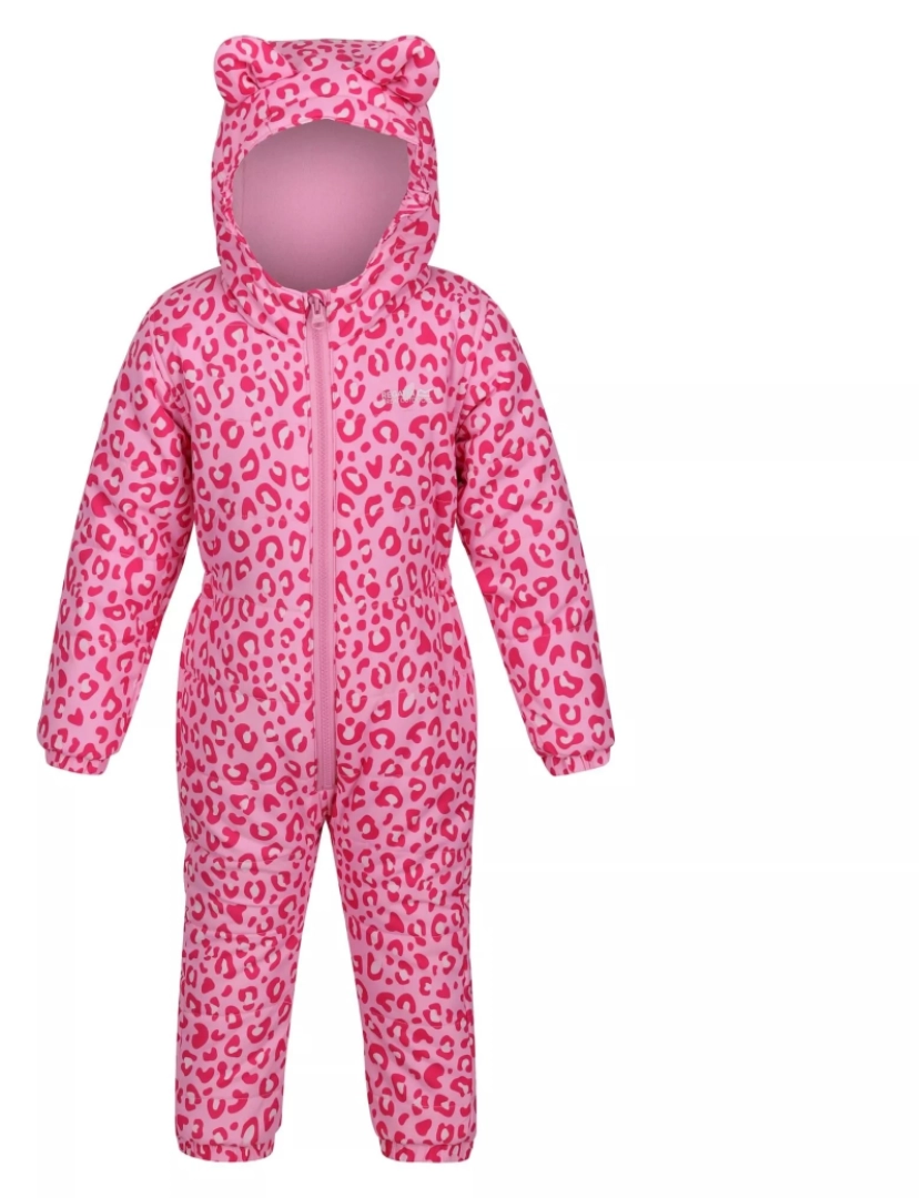 imagem de Regatta Crianças/Kids Penrose Leopard Print Puddle Suit1