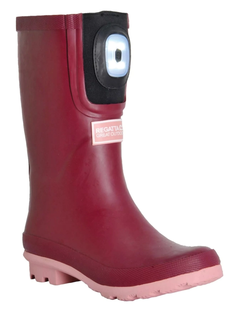 imagem de Regatta Crianças / Crianças Fairweather Shine Brite Light Wellington Botas1