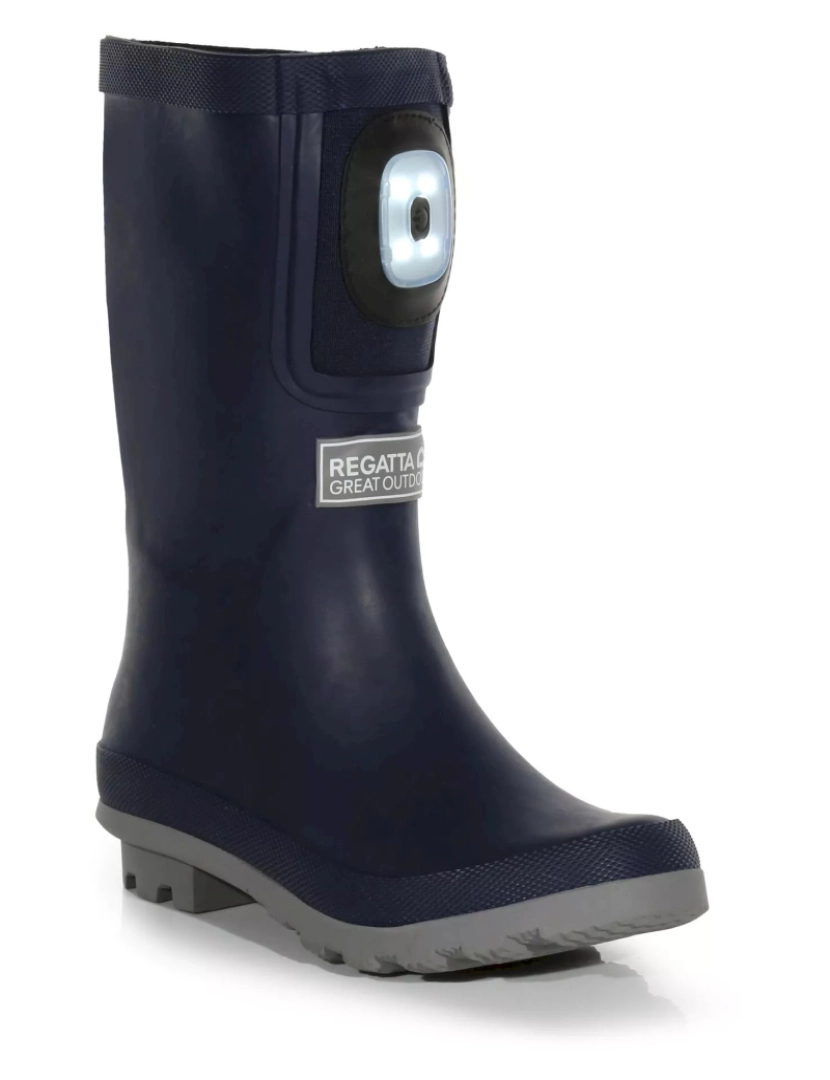 imagem de Regatta Crianças / Crianças Fairweather Shine Brite Light Wellington Botas1