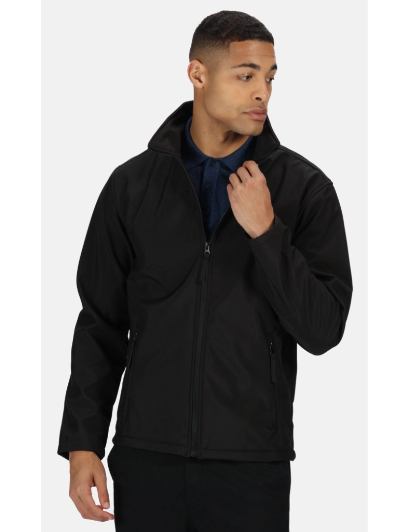 imagem de Regatta Professional Mens clássico 3 camada Zip Up Softshell Jacket3