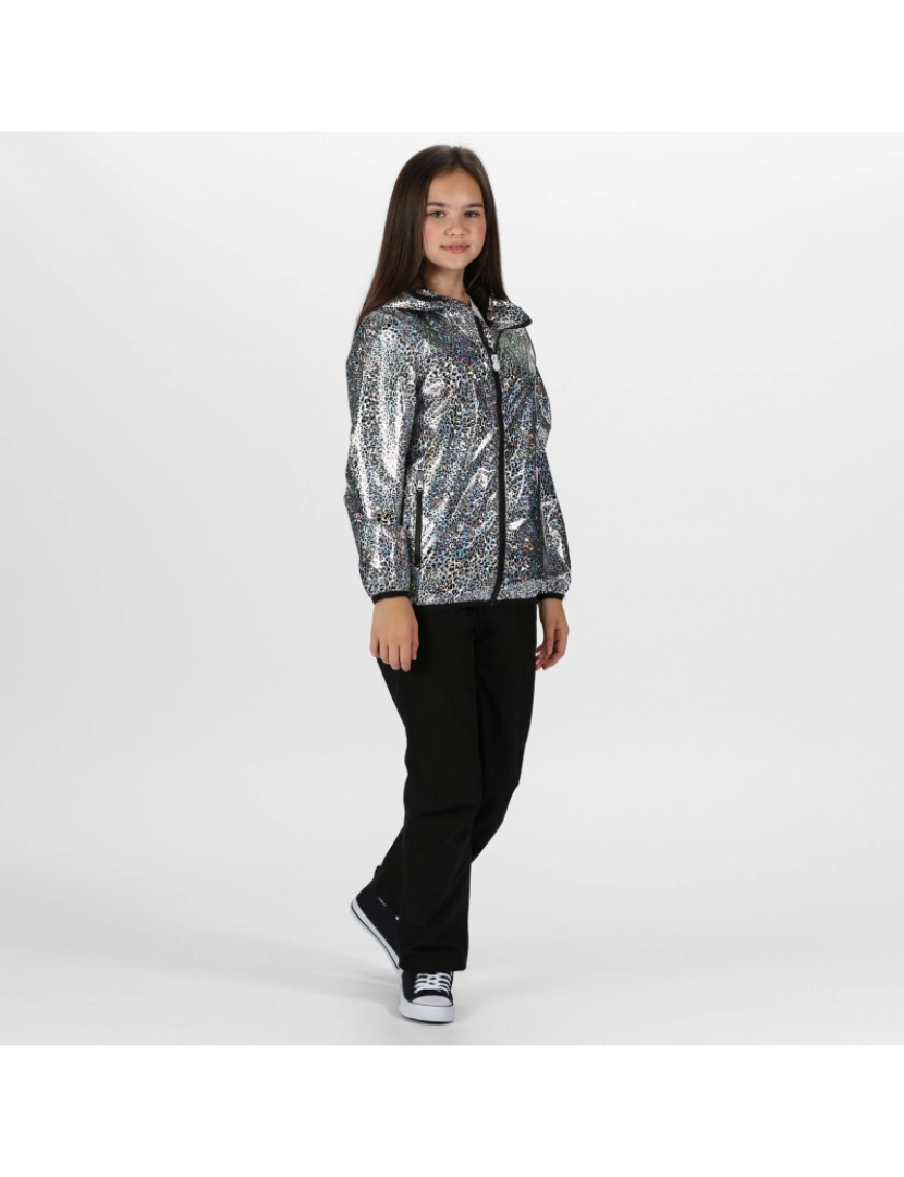 imagem de Regatta Great Outdoors Crianças/Kids Impresso Lever Pixel Jacket4