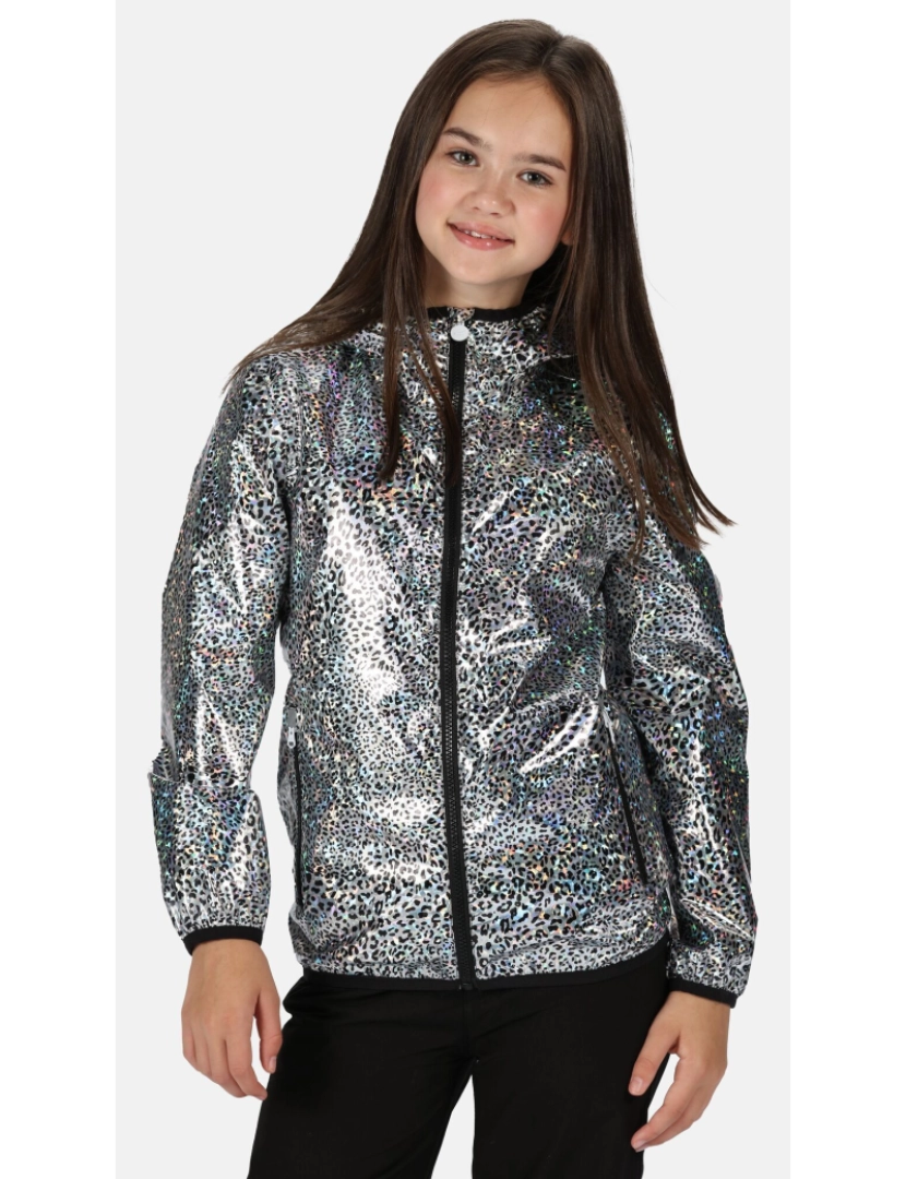 imagem de Regatta Great Outdoors Crianças/Kids Impresso Lever Pixel Jacket5