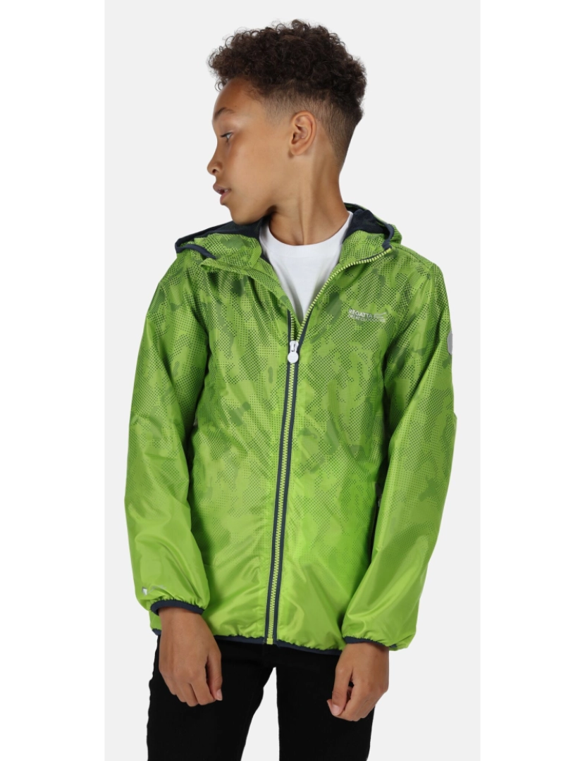 imagem de Regatta Great Outdoors Crianças/Kids Impresso Lever Pixel Jacket4