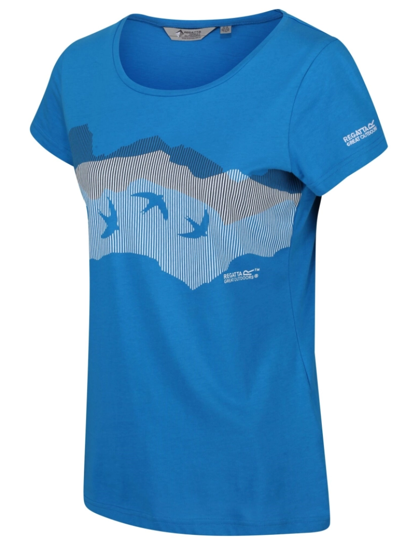 imagem de Regatta Womens/Ladies Breezed Graphic T-shirt1