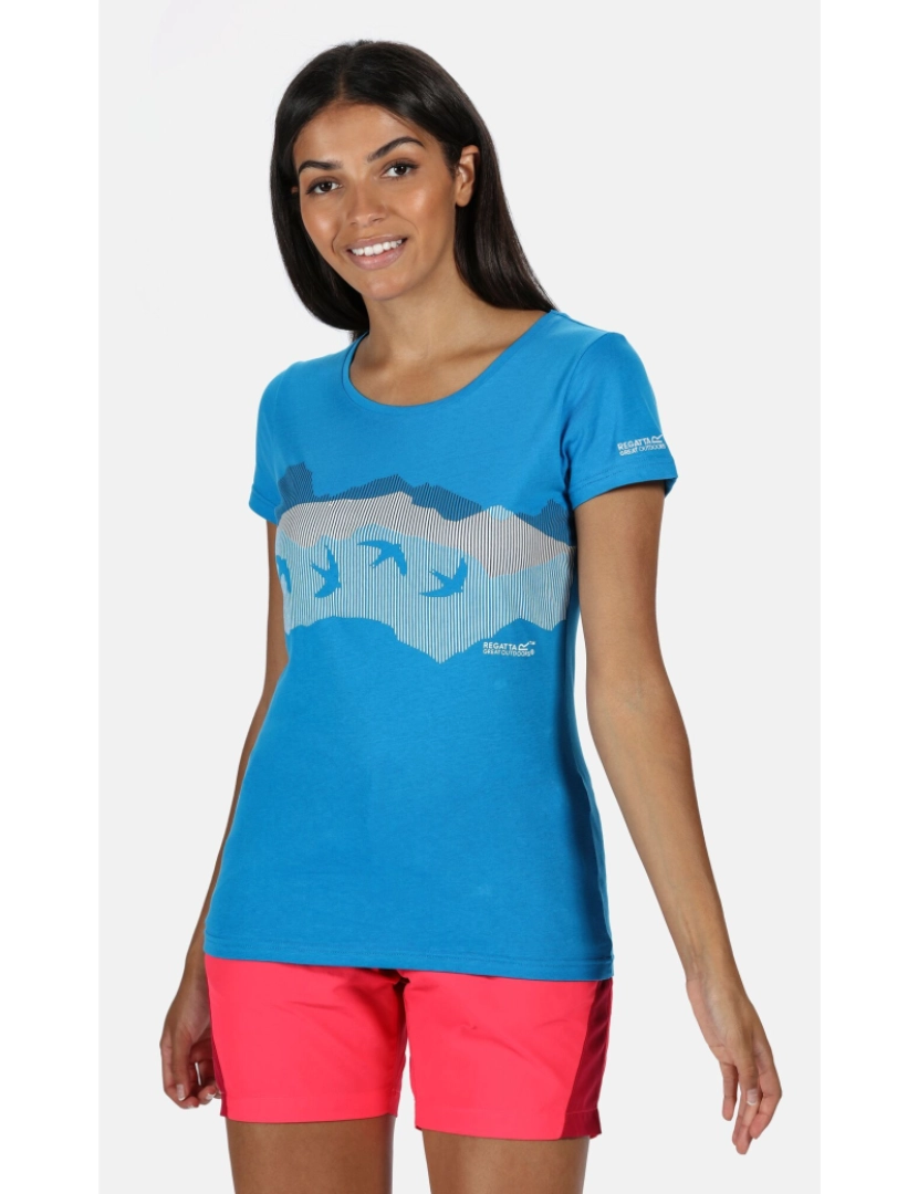 imagem de Regatta Womens/Ladies Breezed Graphic T-shirt3