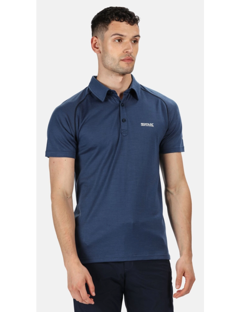 imagem de Regatta Mens Kalter manga curta Polo camisa5