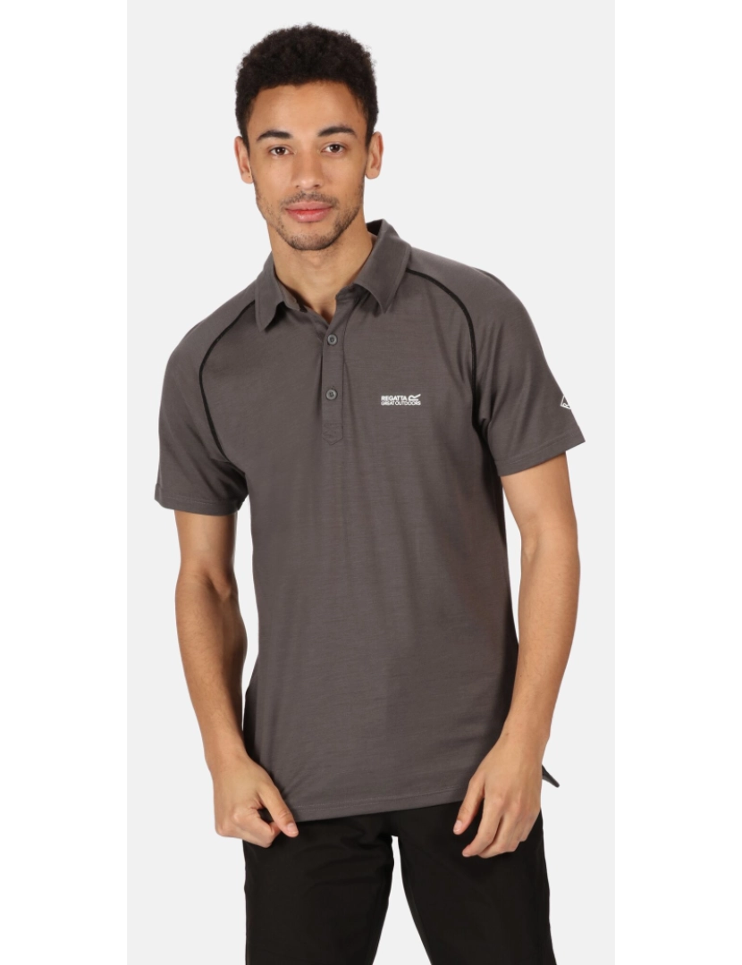 imagem de Regatta Mens Kalter manga curta Polo camisa5