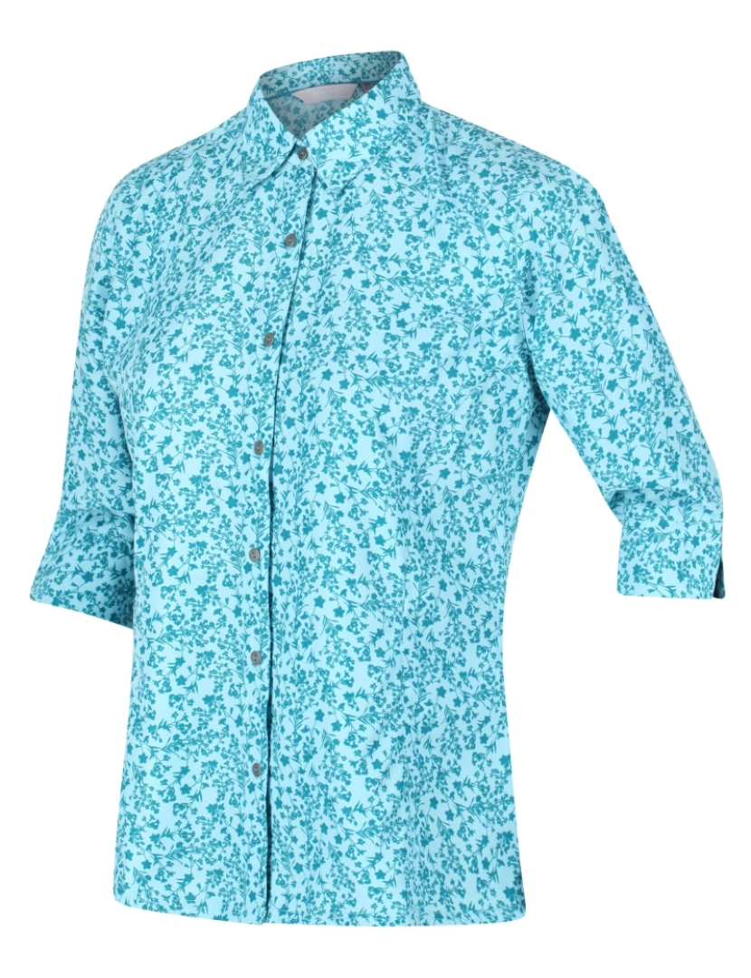 imagem de Regatta Womens/Ladies Nimis Iii Floral 3/4 manga camisa4