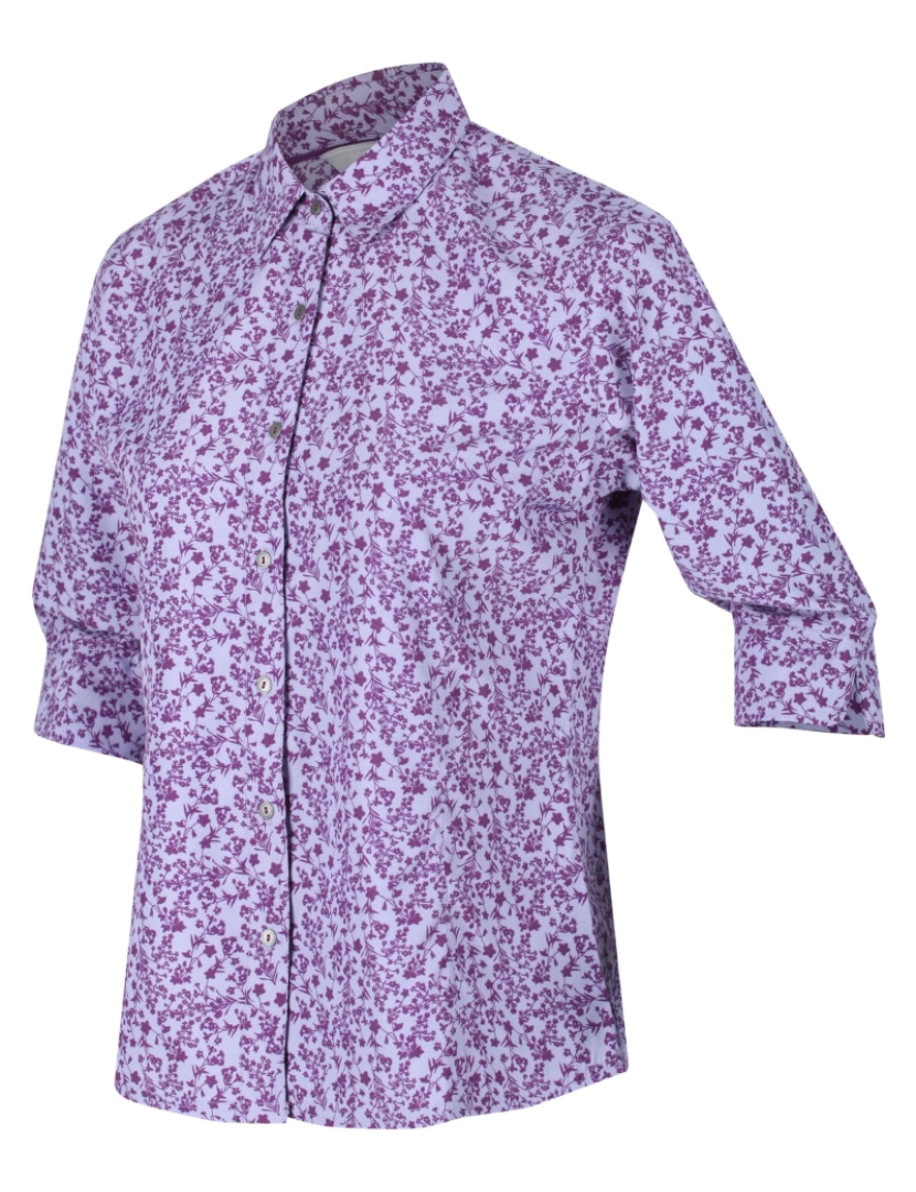 imagem de Regatta Womens/Ladies Nimis Iii Floral 3/4 manga camisa4