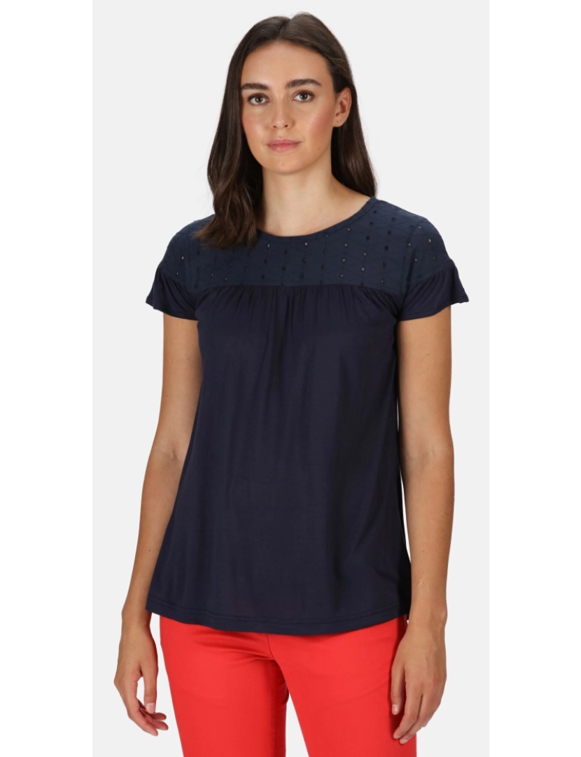 imagem de Regatta Womens/Ladies Abitha Broderie Anglaise T-Shirt4