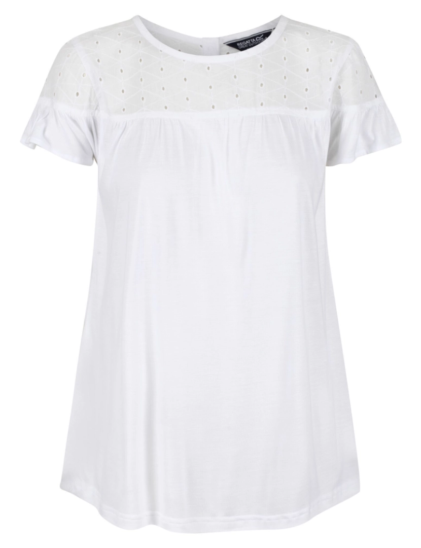 imagem de Regatta Womens/Ladies Abitha Broderie Anglaise T-Shirt1