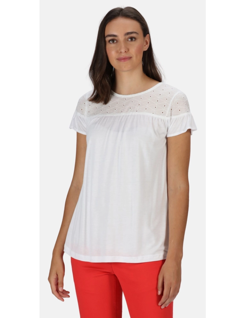 imagem de Regatta Womens/Ladies Abitha Broderie Anglaise T-Shirt3