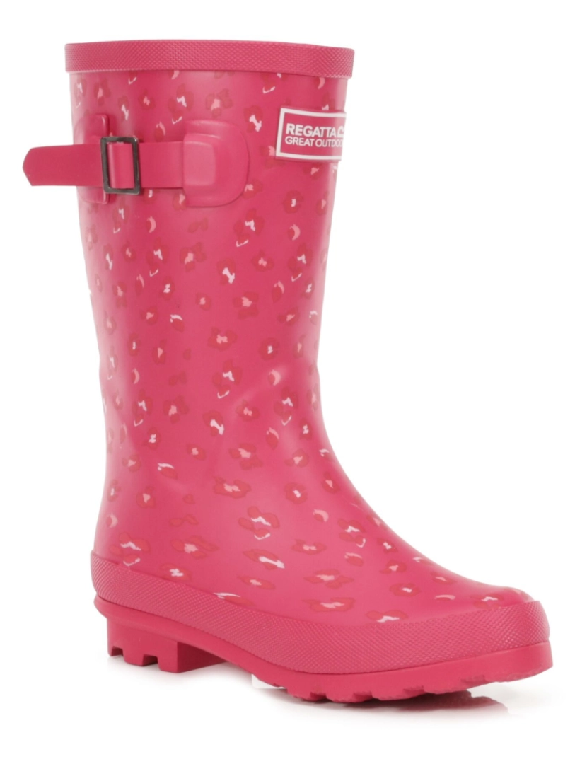 imagem de Regatta Crianças/Kids Fairweather Leopard Print Wellington Botas1