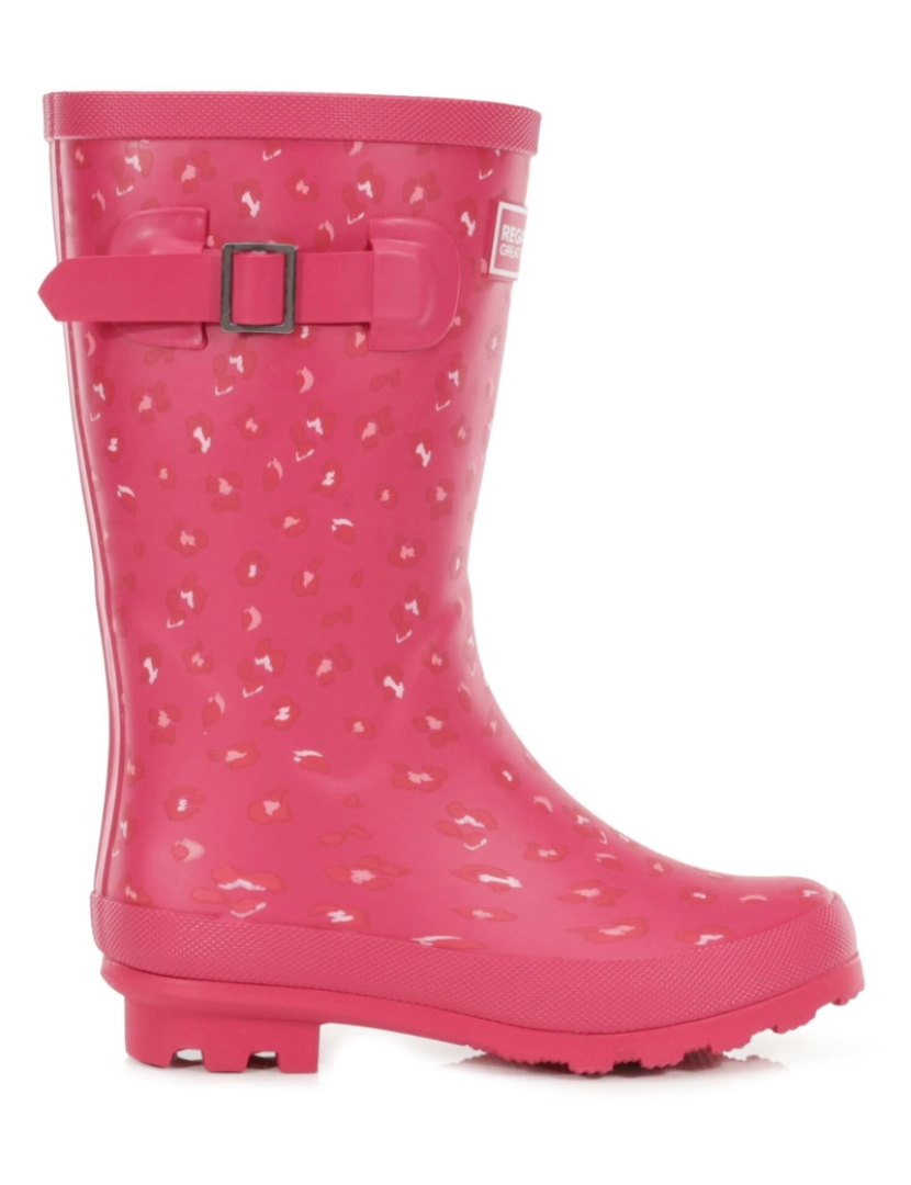 imagem de Regatta Crianças/Kids Fairweather Leopard Print Wellington Botas3