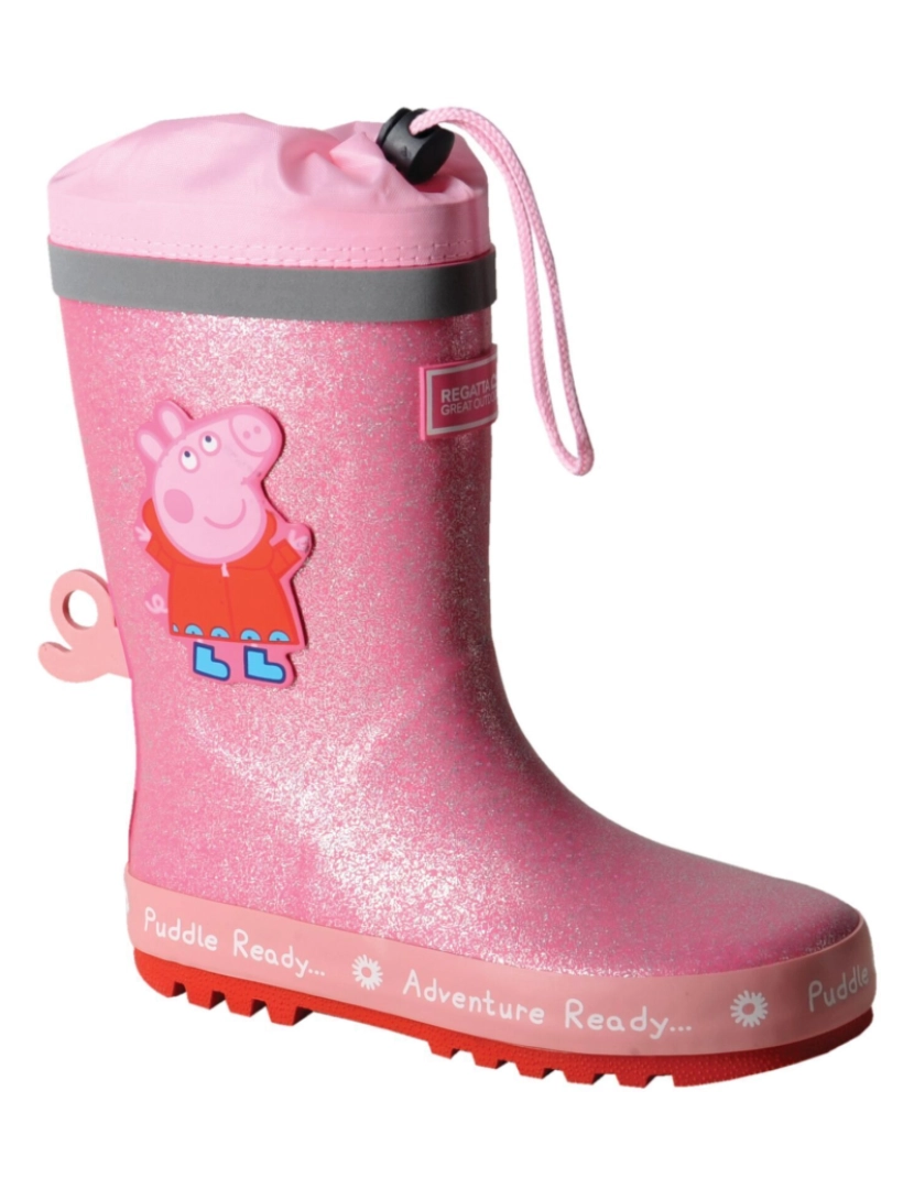 imagem de Regatta Crianças/Kids Peppa Pig Dinosaur Wellington Botas1