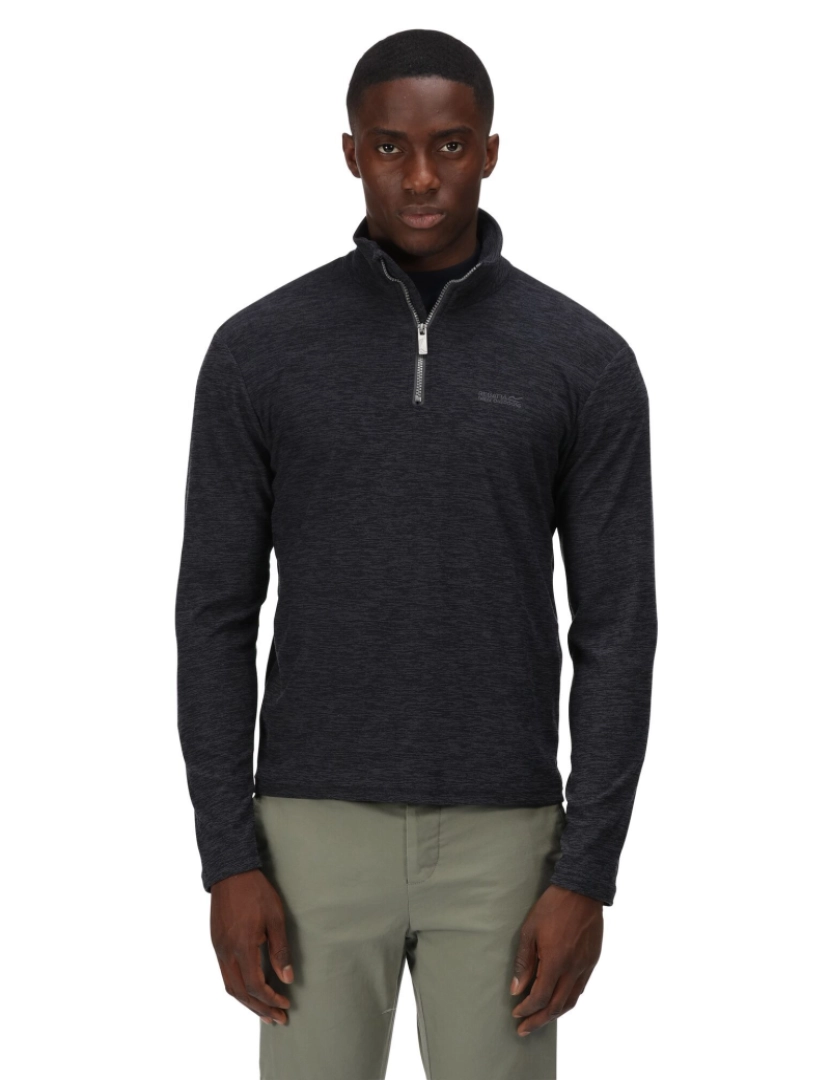 imagem de Regatta Mens Elgor Ii Marl Meia Zip Fleece Top4