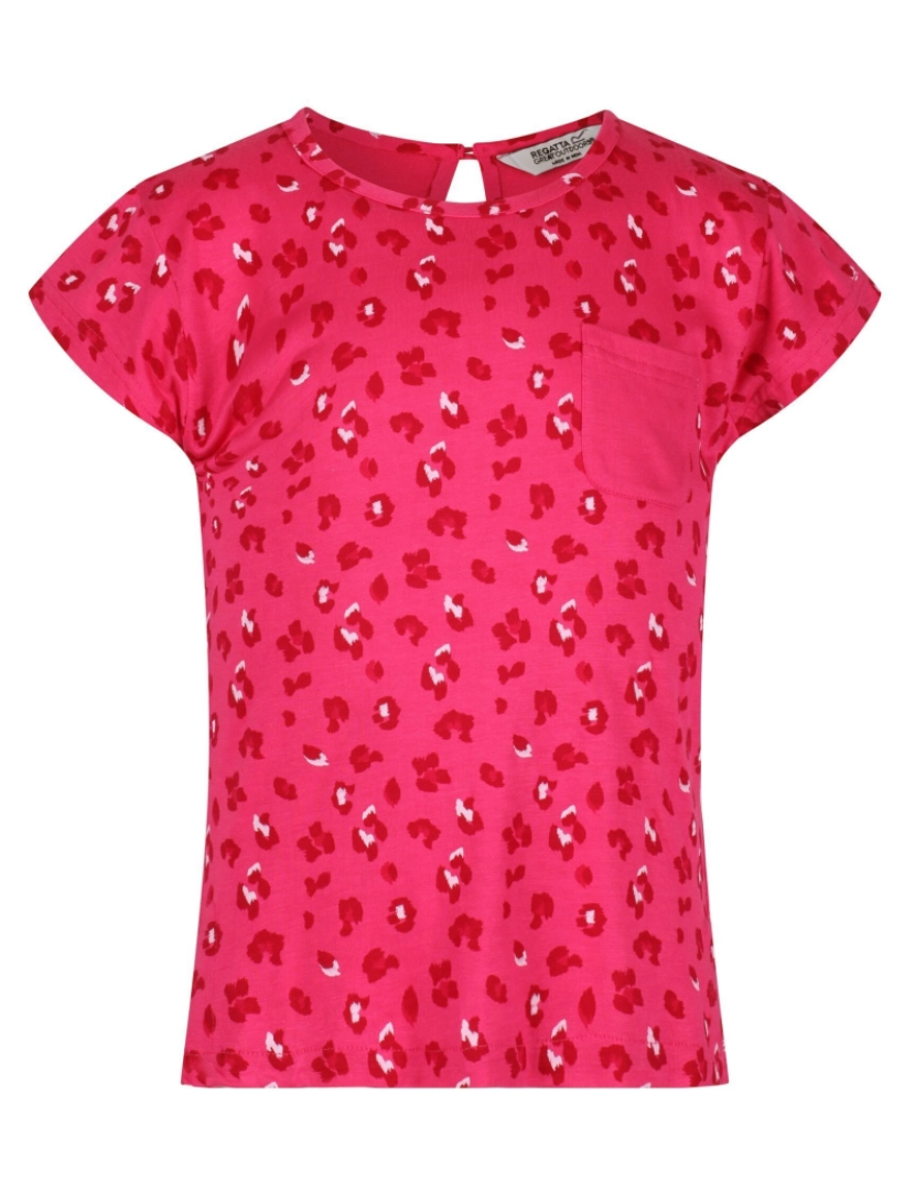 imagem de Regatta Girls Charabee Animal Print Lightweight T-shirt1